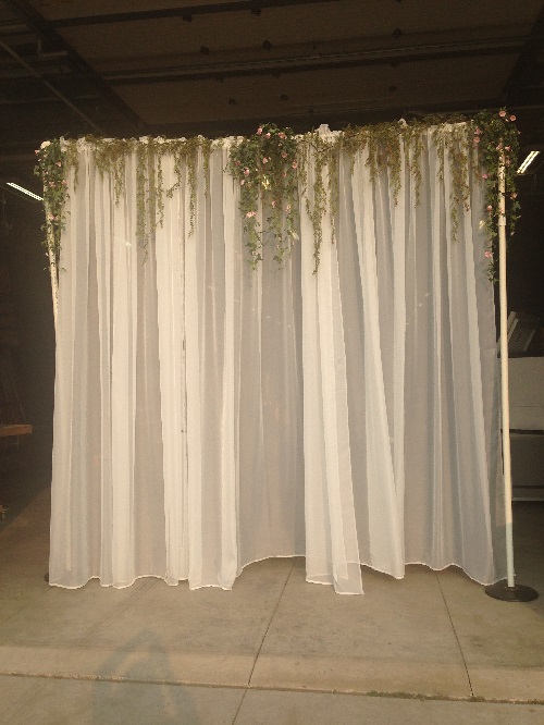 10ft Wedding backdrop - Event Rentals - simple Wedding backdrop ideas